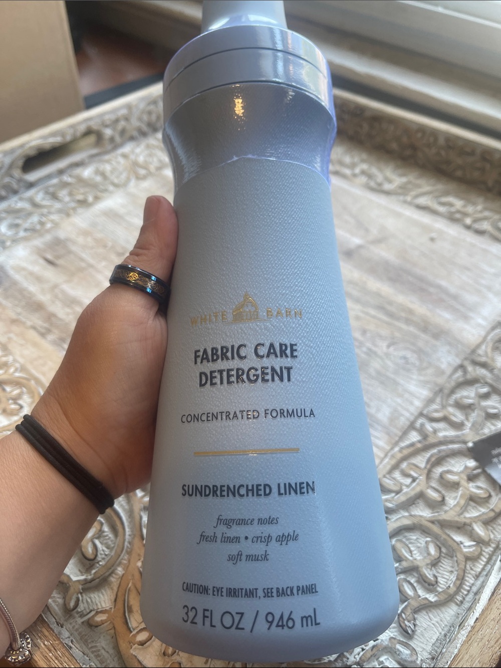 White Barn Sundrenched Linen Fabric Care Detergent - Light Blue